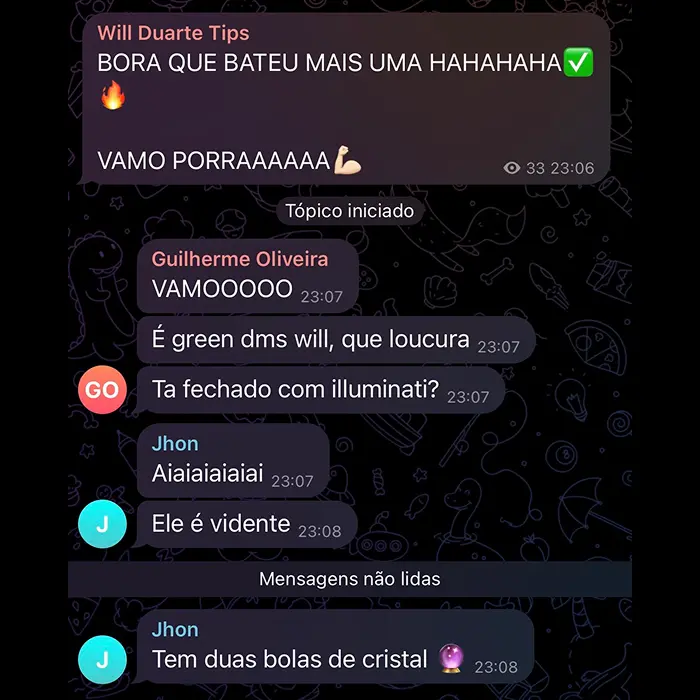 Depoimento de aluno da Comunidade
