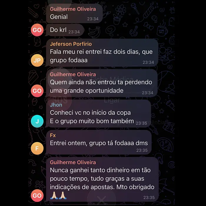 Depoimento de aluno da Comunidade