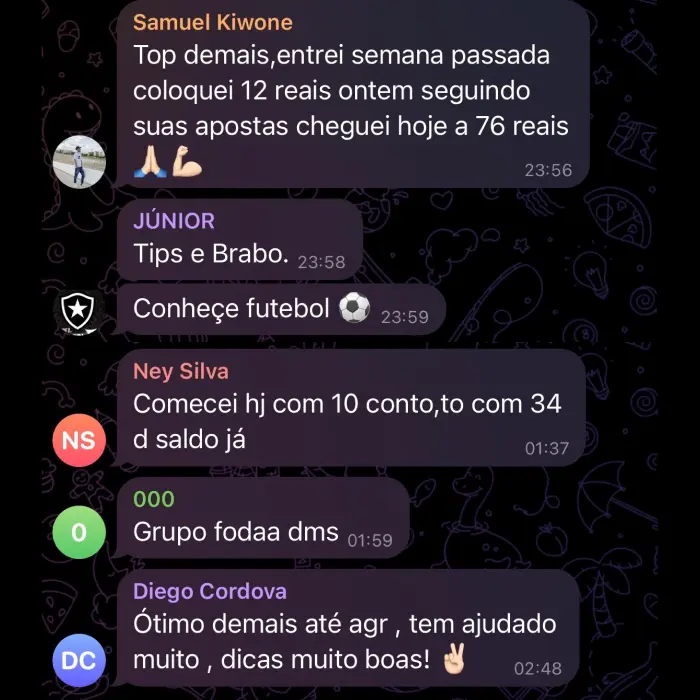 Depoimento de aluno da Comunidade