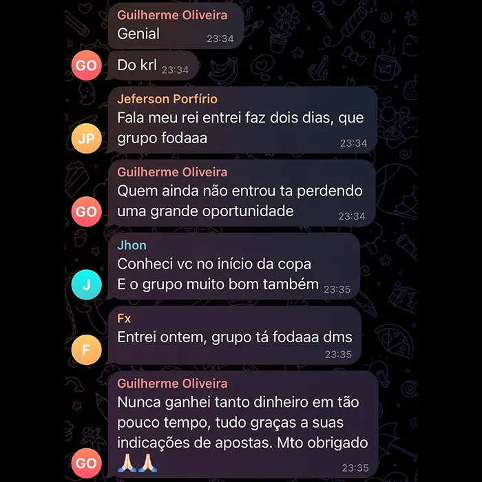 Depoimento de aluno da Comunidade